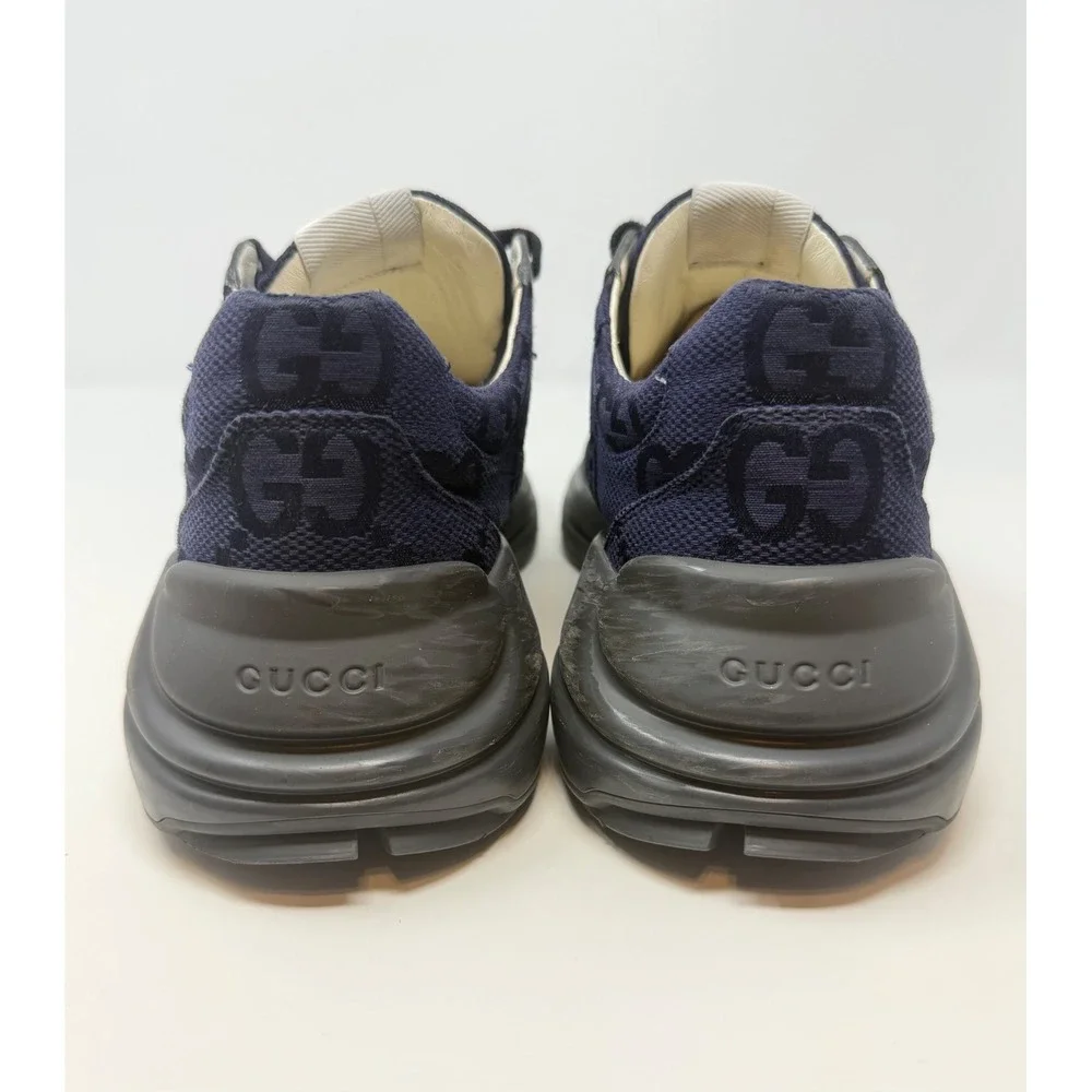 Gucci Rhyton Blue Maxi GG Supreme Sneaker Size 11 US 10 Gucci